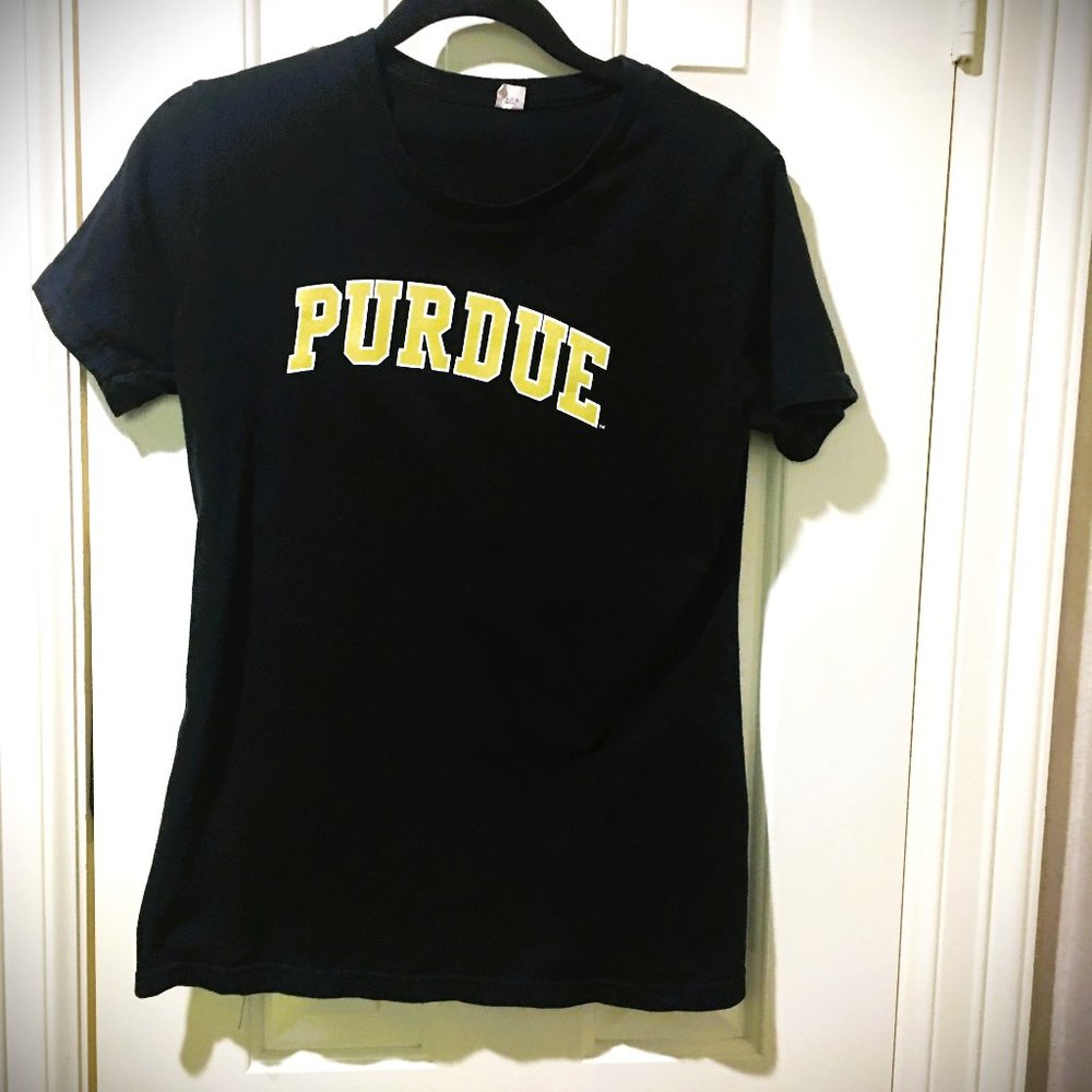 $7 or 2/$10 tshirt sale: Purdue University Collegiate black t-shirt
